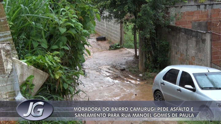 Moradora do Camurugi pede asfalto e saneamento - TV Guarapari